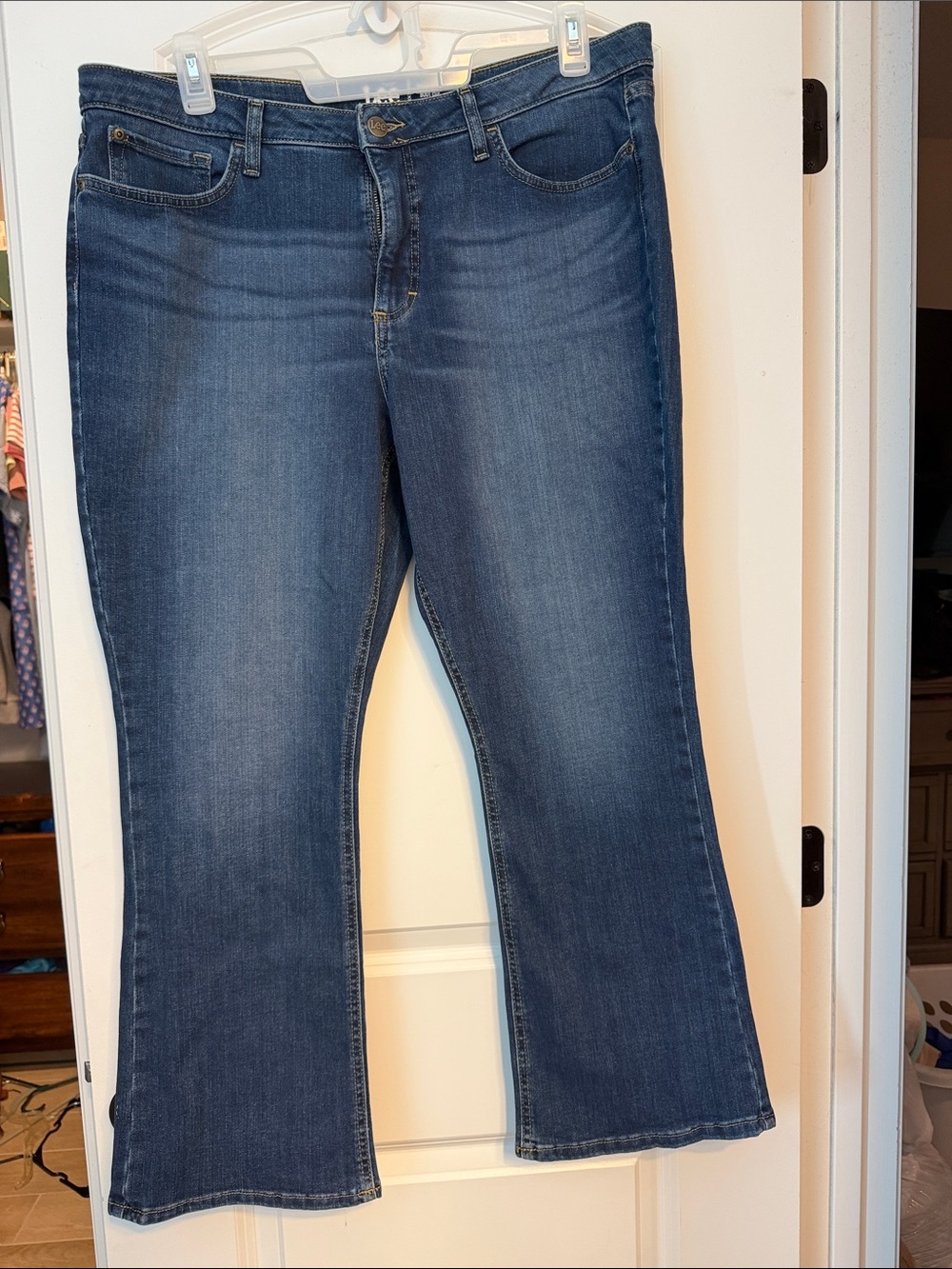 Lee Women's Dark Blue Flare Jeans